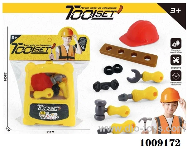 Tool set in poly bag header