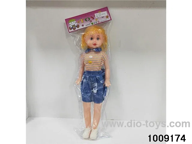 22 INCH  DOLL with music in poly bag header