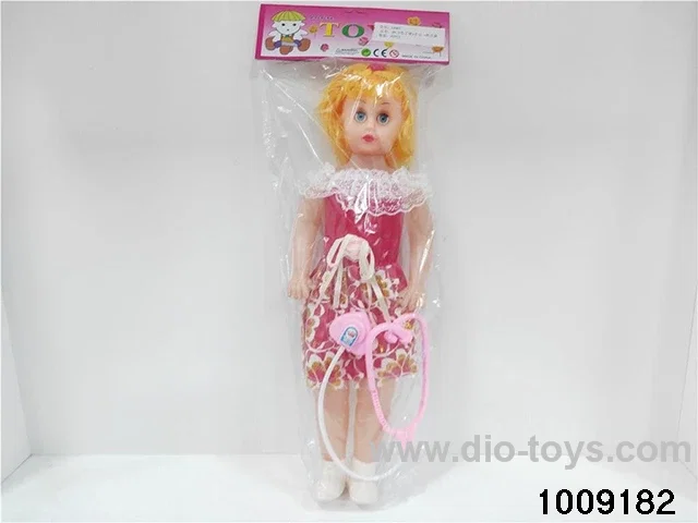 20 INCH  DOLL with _x000D_
stethoscope &music in poly bag header
