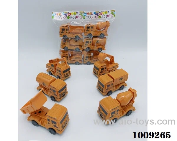pull-back car 6 sets mixed loading in opp bag