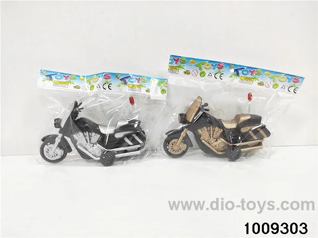 pull-back motorcycle in opp bag