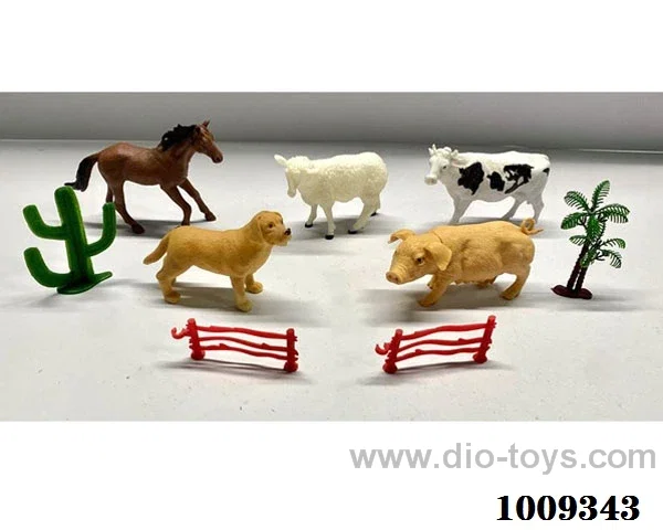 5pcs Animal suit in PVC bag