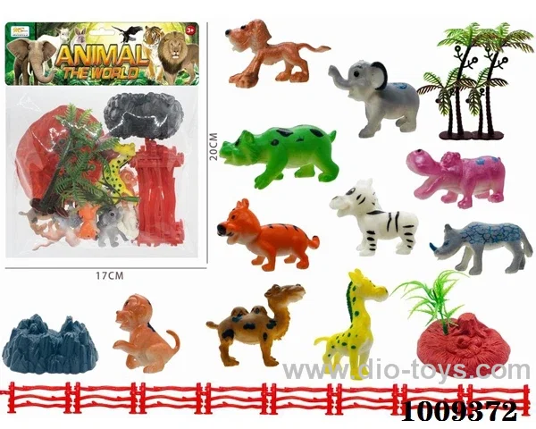 23pcs Animal suit in poly bag header