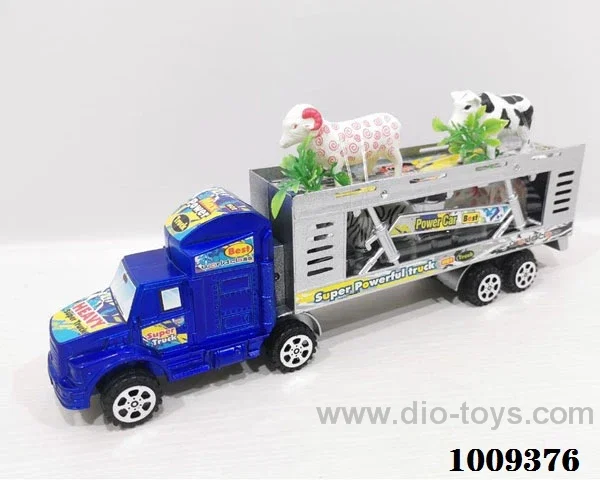 friction car with 4PCS Animal  in opp bag