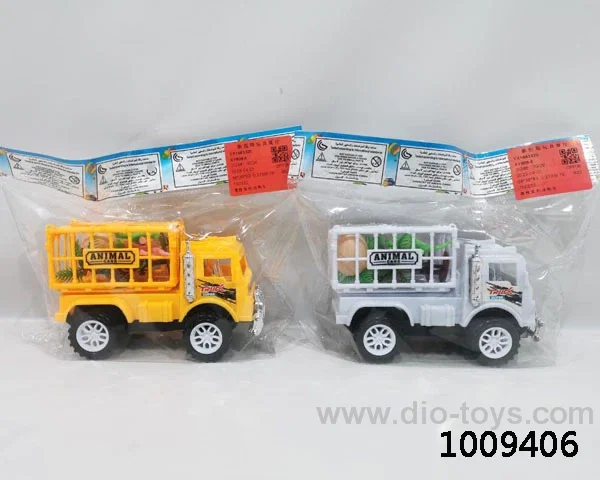 friction Animal car in opp bag