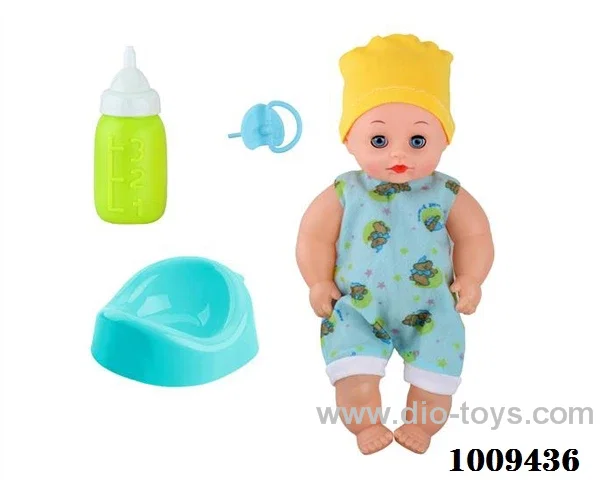 12 inch doll with Movable eye in PVC bag