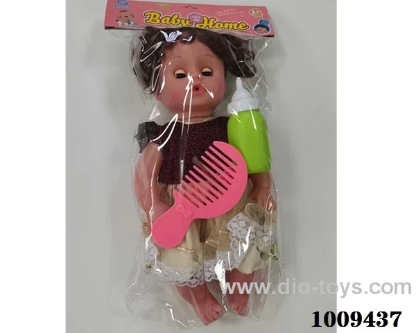 14 inch doll with Movable eye in PVC bag