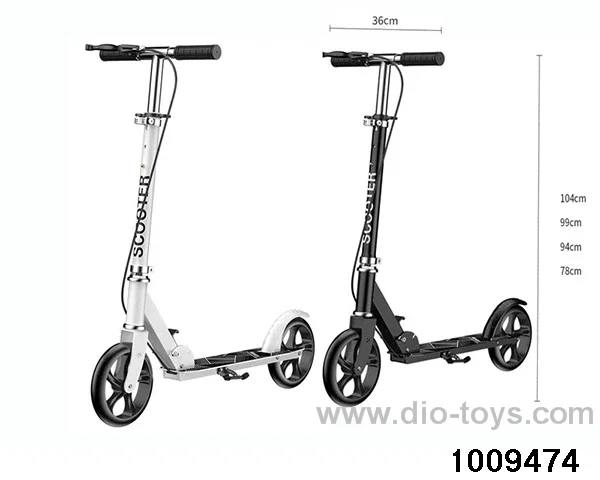 Large wheel scooter with handbrake in Carton