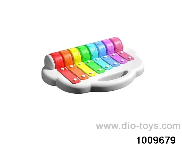 Multifunctional tapping piano+roller rainbow piano in window box