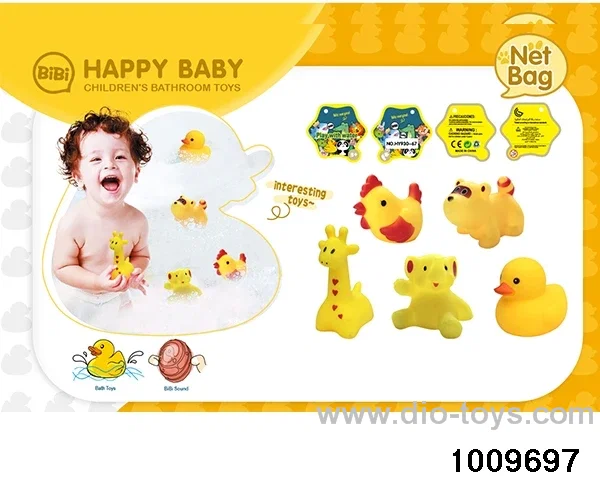 Water soft rubber doll in Net bag