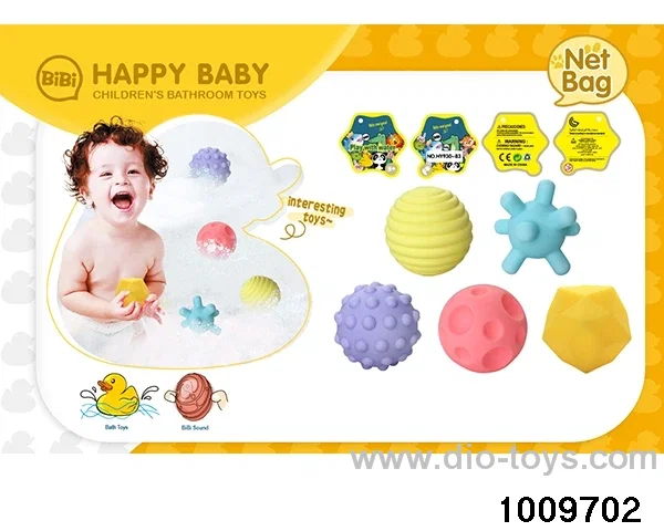 Water soft rubber doll in Net bag