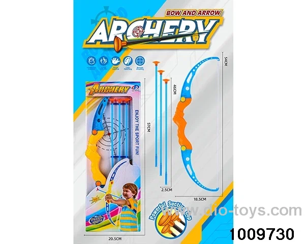 bow and arrow in color box