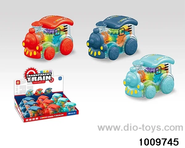 Gear Light Transparent Train (1 box of 9) in display box