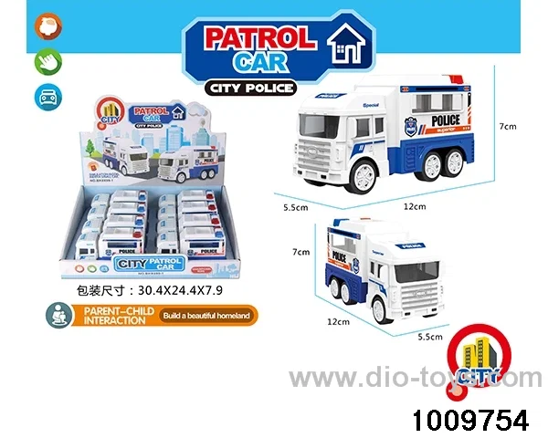 8 pcs/police car in display box