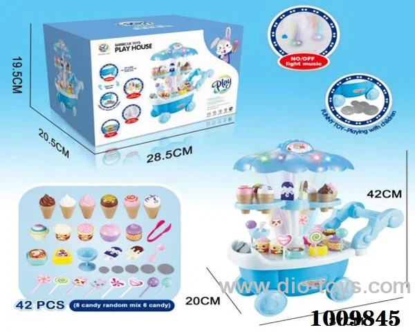 ice cream truck with light&music not include in Hand box