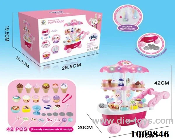ice cream truck with light&music not include in Hand box