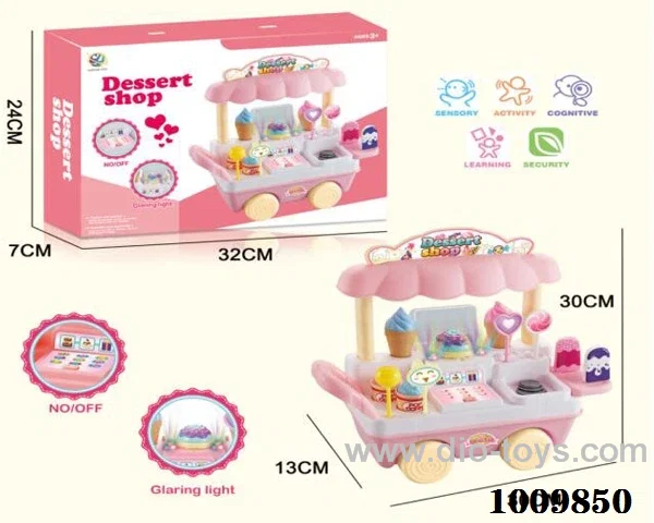 ice cream truck with light&music not include in color box