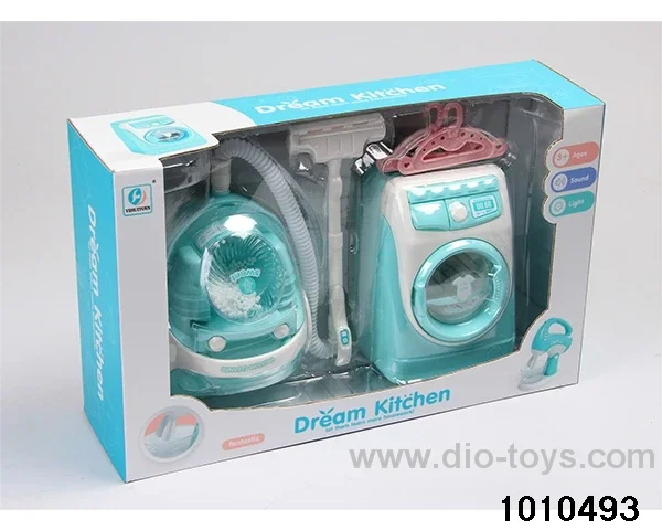 Vacuum cleaner+washing machine in window box