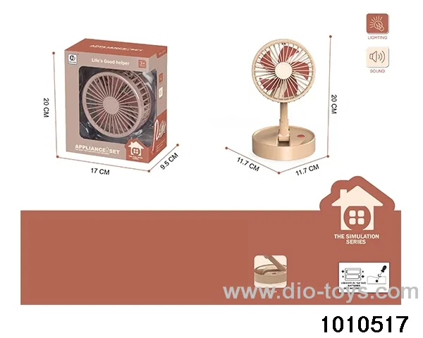 electric fan in window box