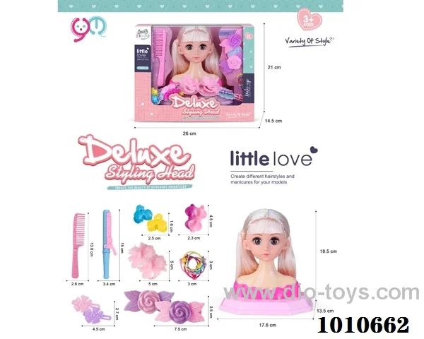 doll set with movable eye in window box