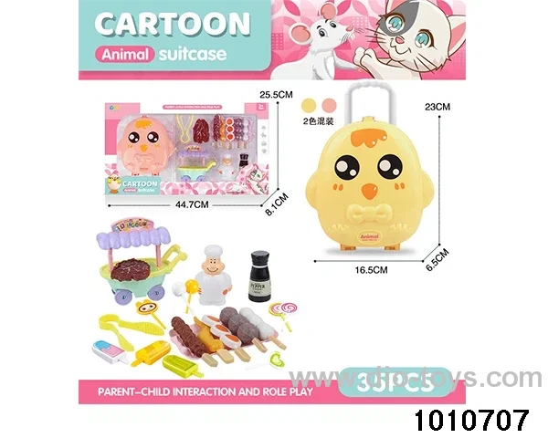 Chicken storage box toy in window box