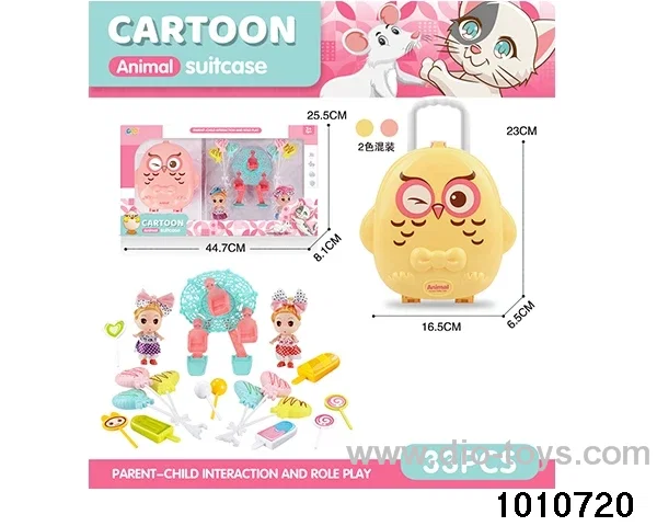Owl storage box toy in window box