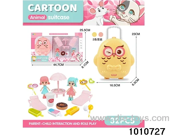 Owl storage box toy in window box