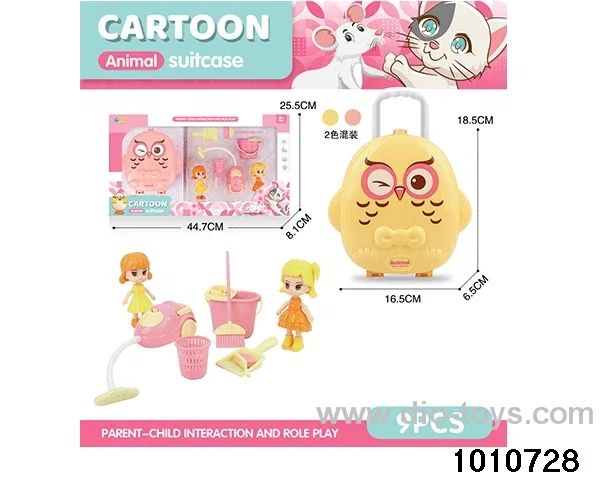 Owl storage box toy in window box