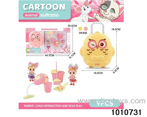 Owl storage box toy in window box