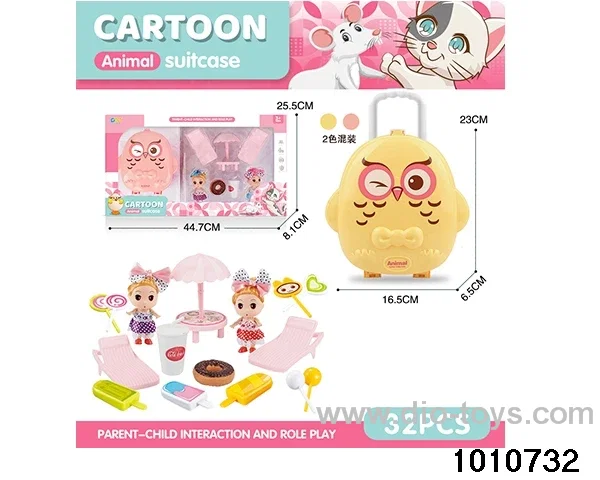 Owl storage box toy in window box