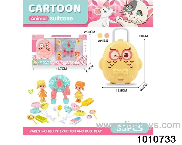 Owl storage box toy in window box