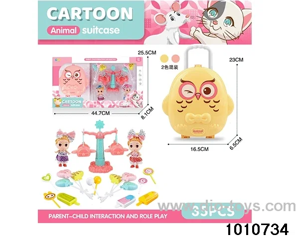 Owl storage box toy in window box