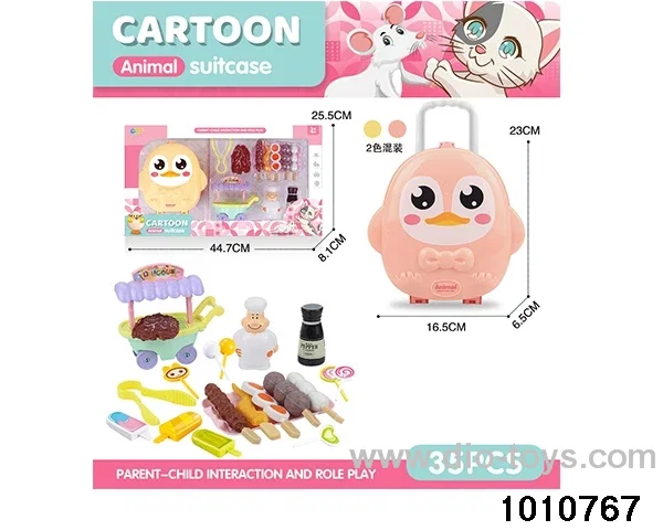 Penguin storage box toy in window box