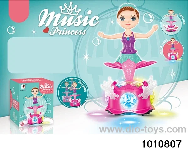 B/O Snowflake Mermaid W L/M in color box