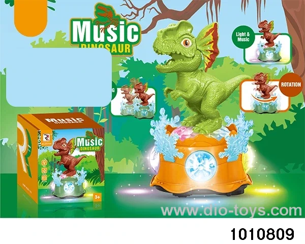 B/O Snowflake Dinosaur W L/M in color box