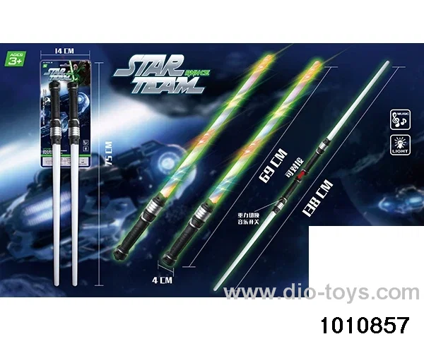 Double Flash Laser Sword in Tied On Card