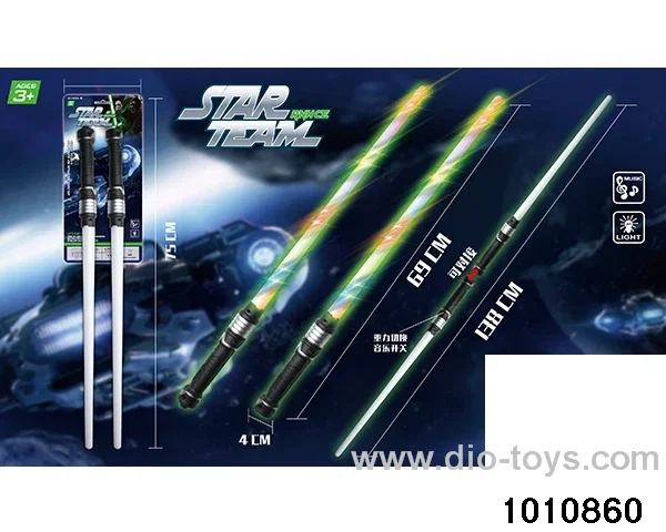 Double Flash Laser Sword in Tied On Card