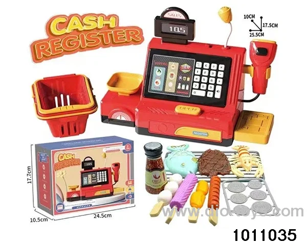 Cash register barbecue suit in color box