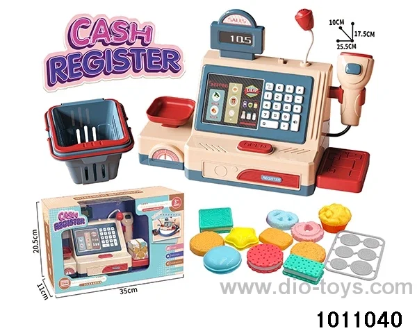 Cash register biscuit set in window box