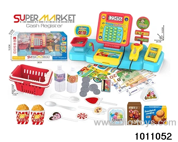 Cash register lollipop suit in display box