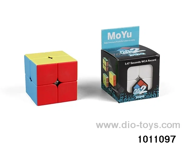 Rubik's cube in color box