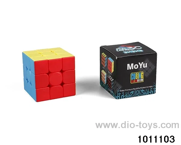 Rubik's cube in color box