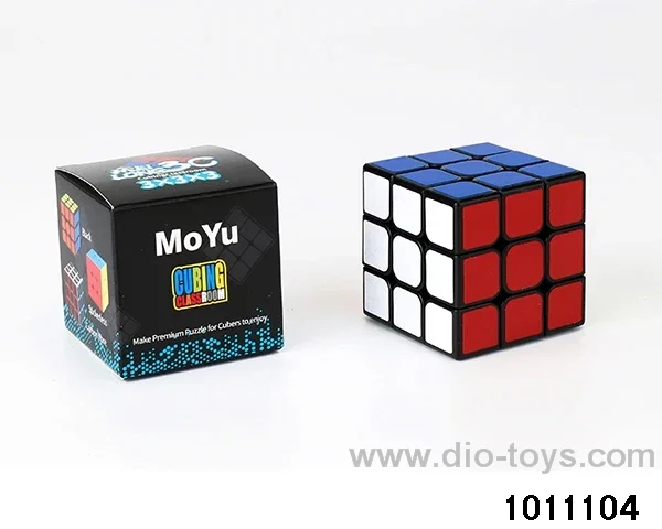 Rubik's cube in color box