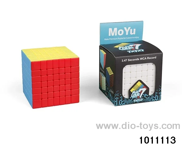 Rubik's cube in color box