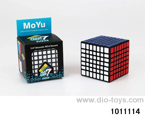 Rubik's cube in color box