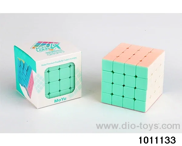 Rubik's cube in color box