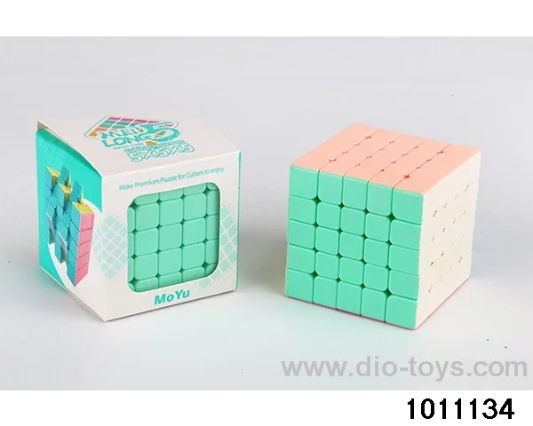 Rubik's cube in color box