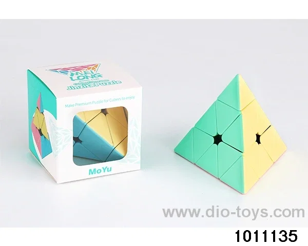 Rubik's cube in color box