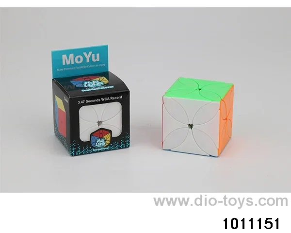 Rubik's cube in color box