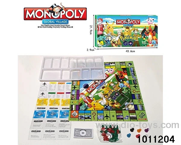 Game toys in color box